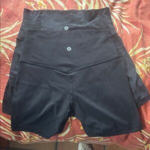 lululemon athletica align bike shorts SET
